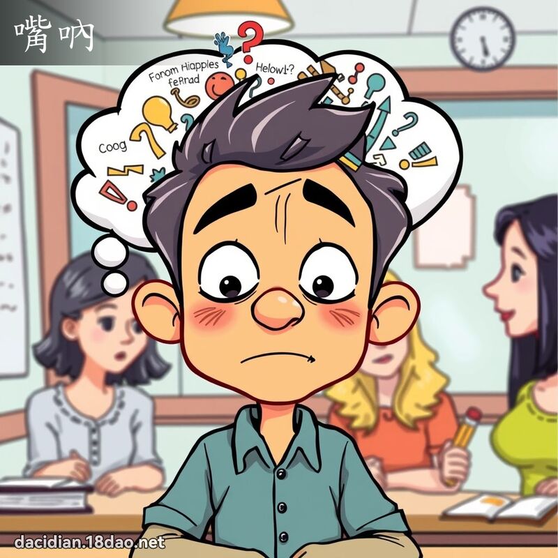 嘴吶 - 國語大辭典配圖