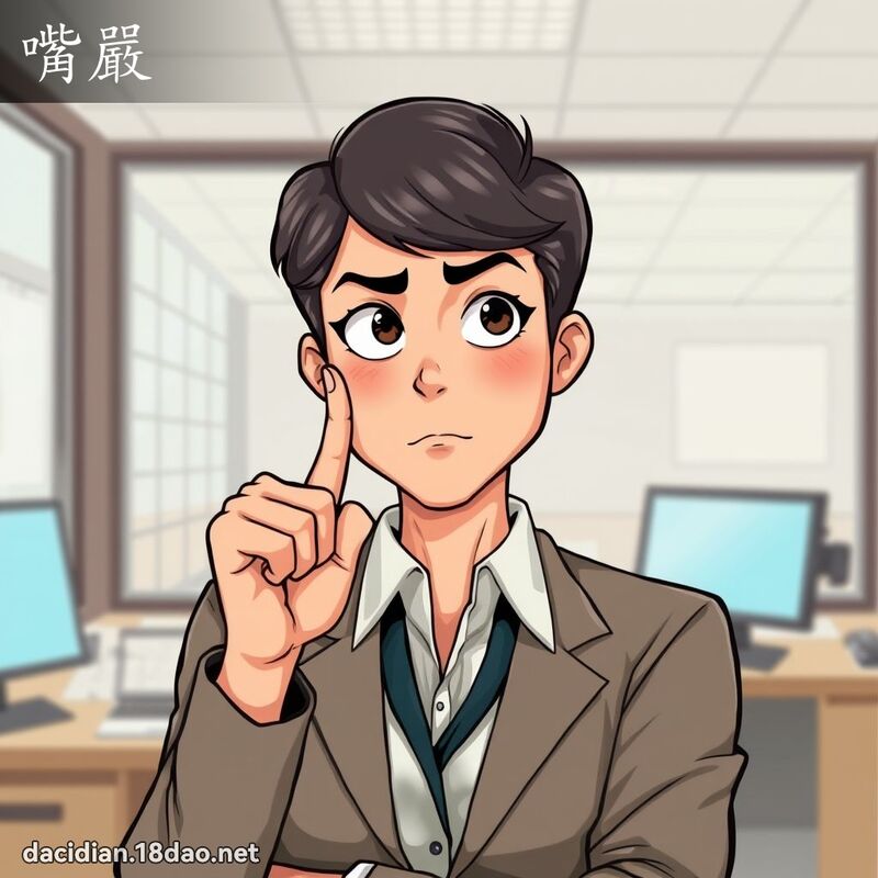 嘴严 - 国语大辞典配图