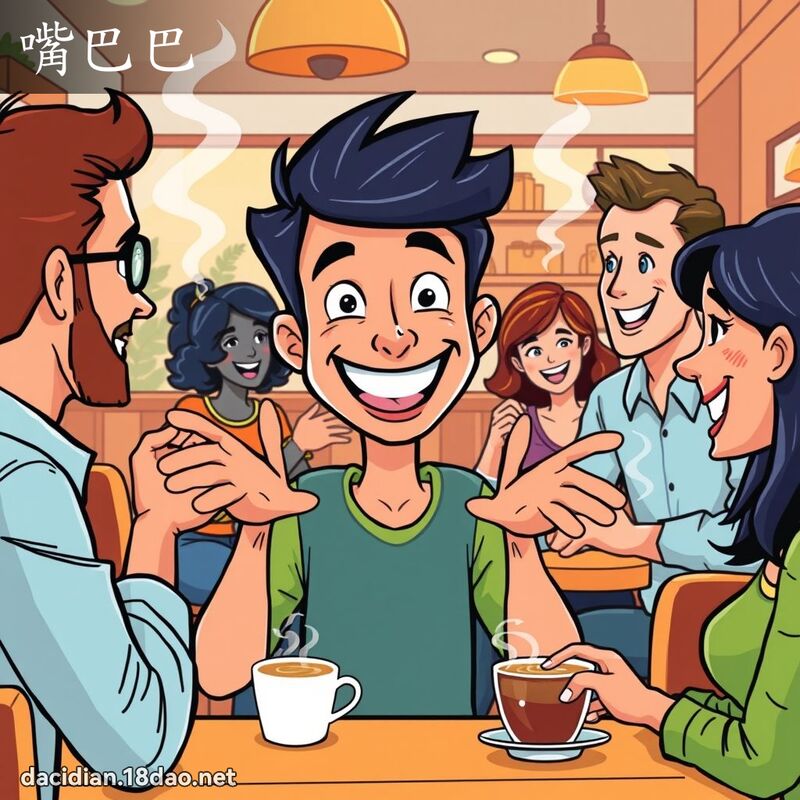 嘴巴巴 - 国语大辞典配图