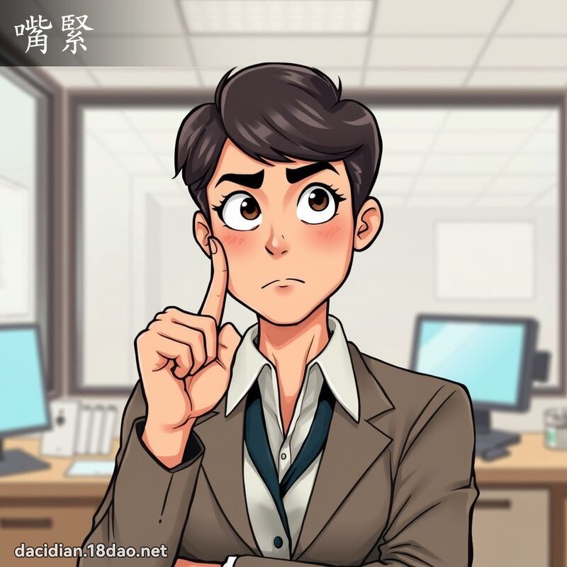 嘴紧 - 国语大辞典配图