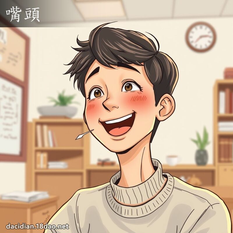 嘴头 - 国语大辞典配图
