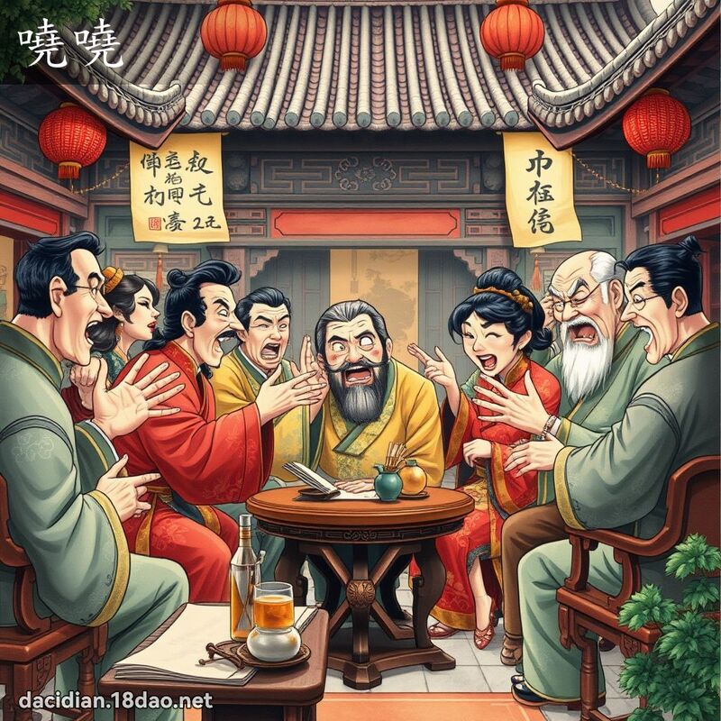 嘵嘵 - 國語大辭典配圖