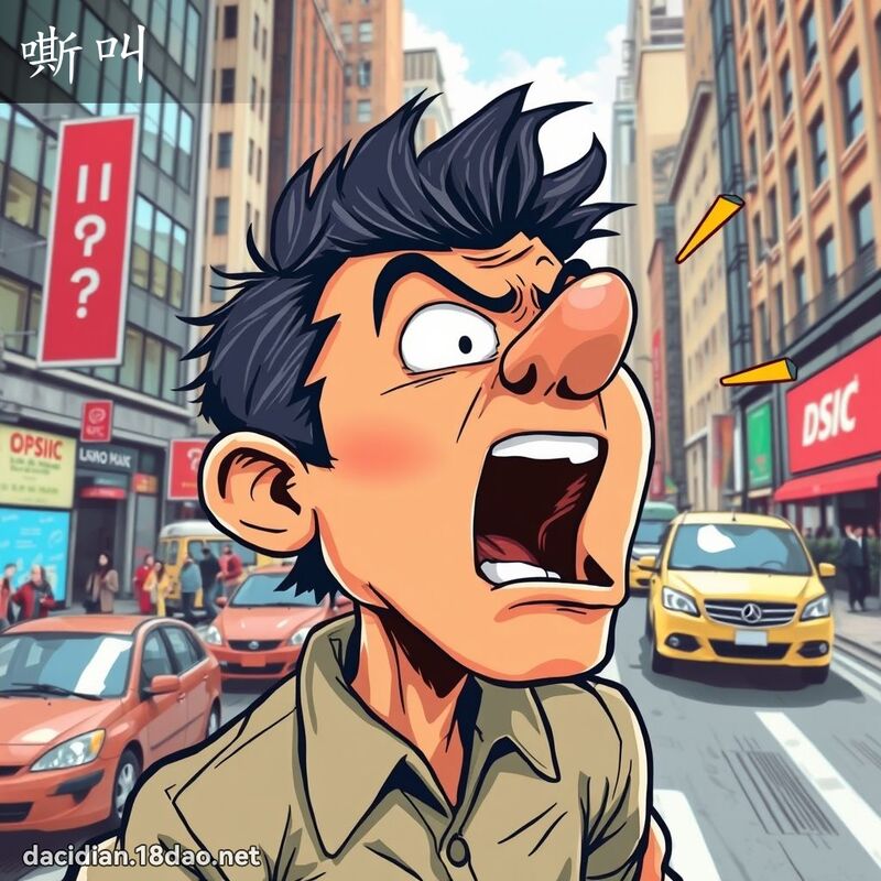 嘶叫 - 國語大辭典配圖