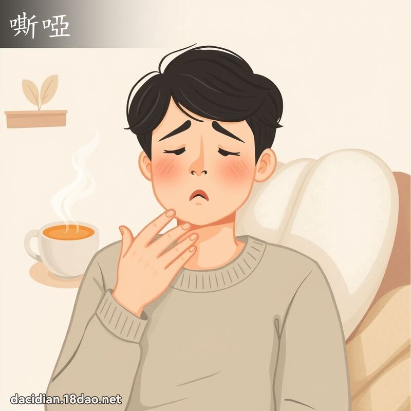 嘶啞 - 國語大辭典配圖