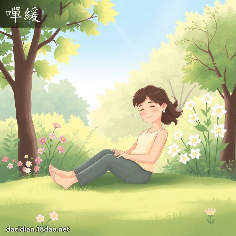 嘽緩 - 國語大辭典配圖