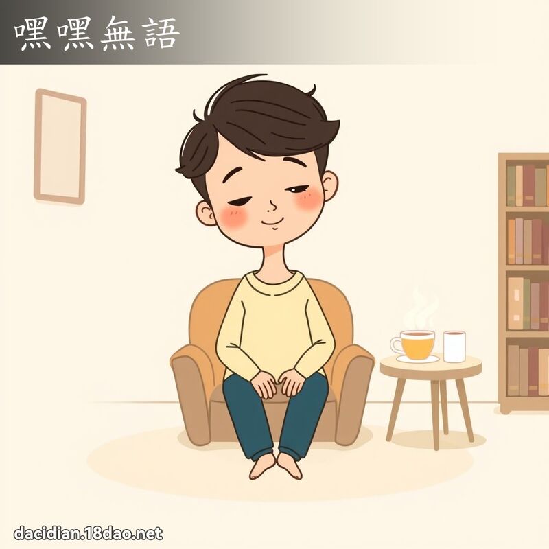 嘿嘿無語 - 國語大辭典配圖