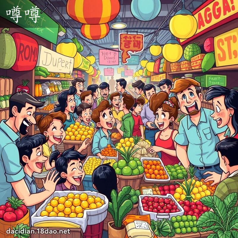 噂噂 - 国语大辞典配图