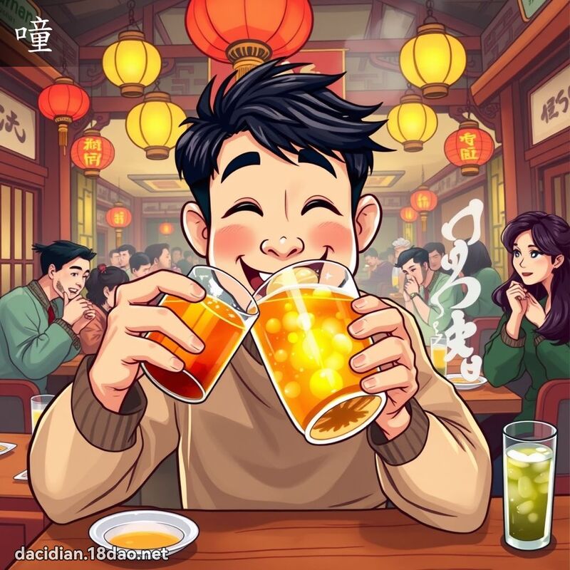 噇 - 國語大辭典配圖