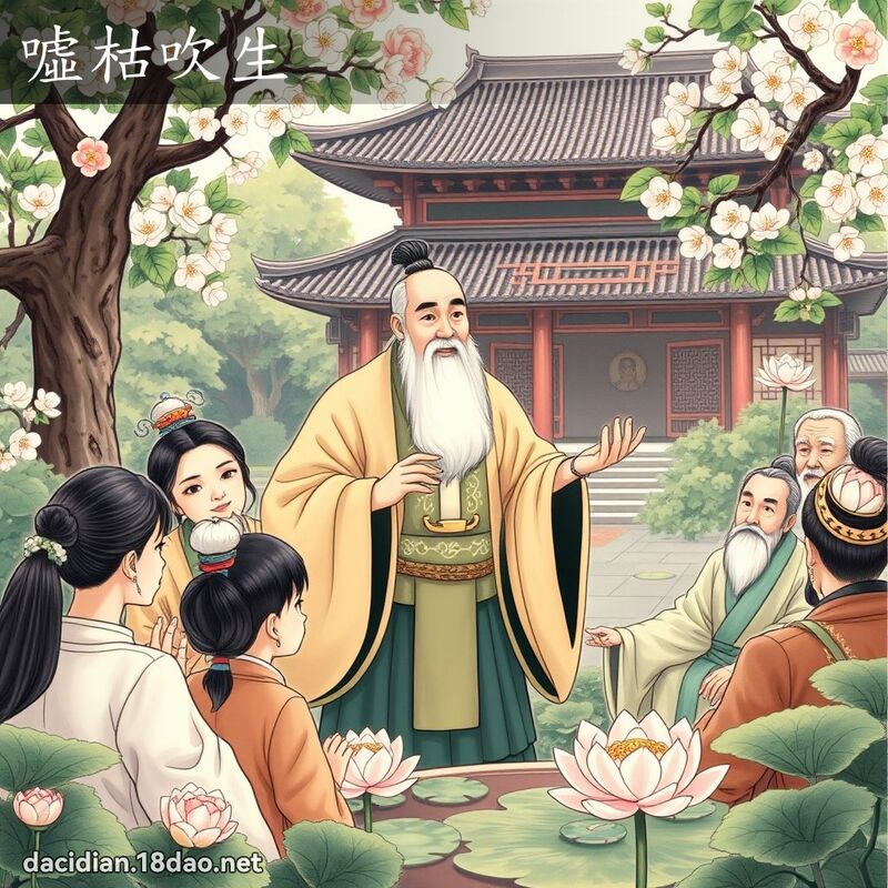 嘘枯吹生 - 国语大辞典配图