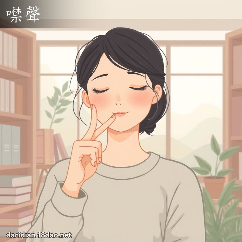 噤声 - 国语大辞典配图