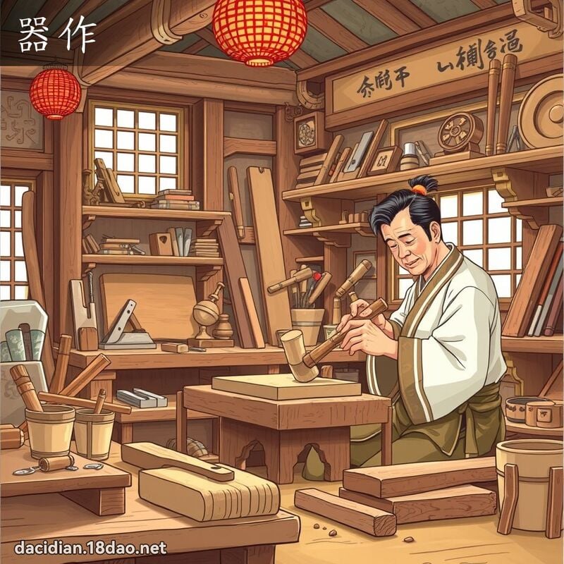 器作 - 國語大辭典配圖