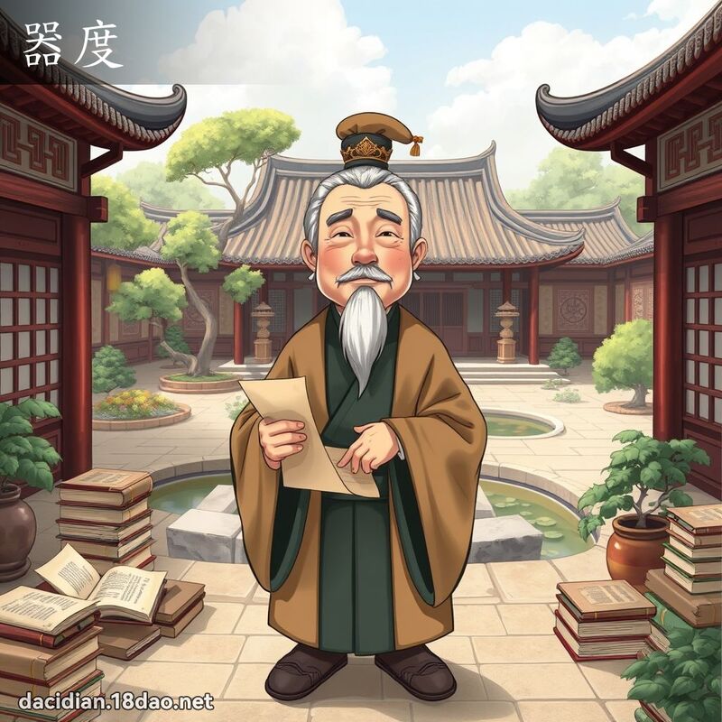 器度 - 國語大辭典配圖