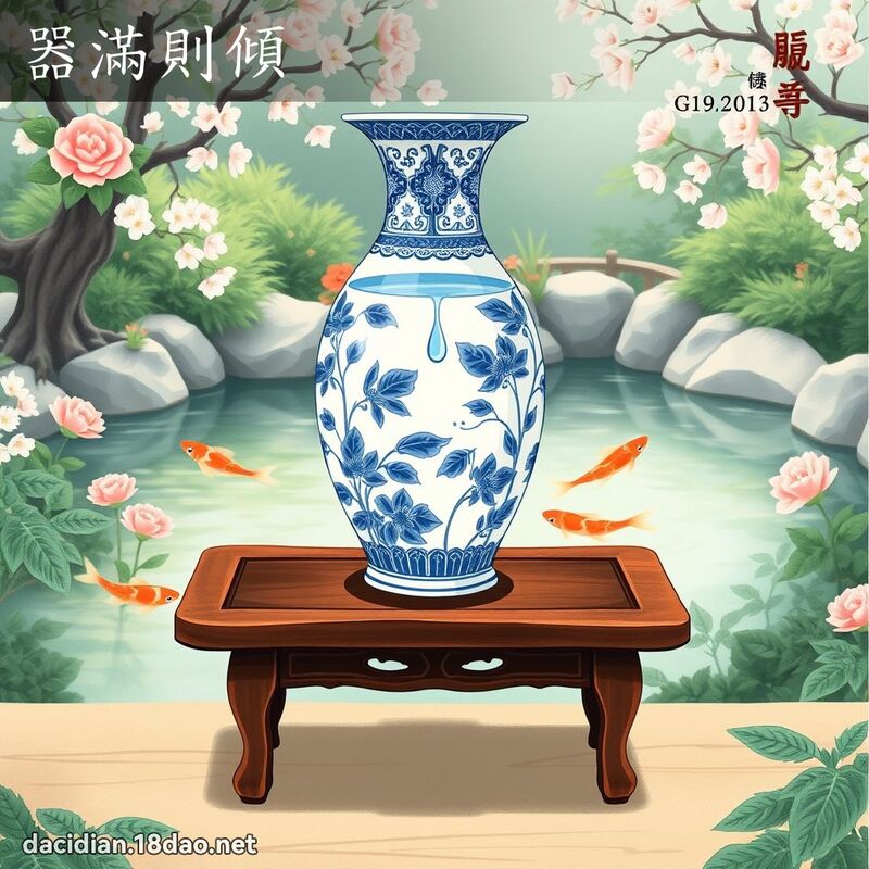 器满则倾 - 国语大辞典配图