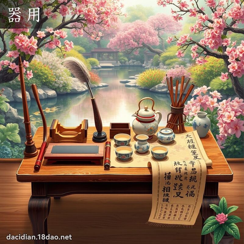 器用 - 国语大辞典配图