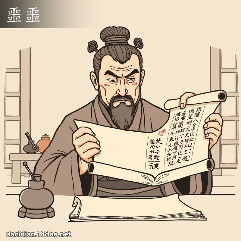 噩噩 - 国语大辞典配图