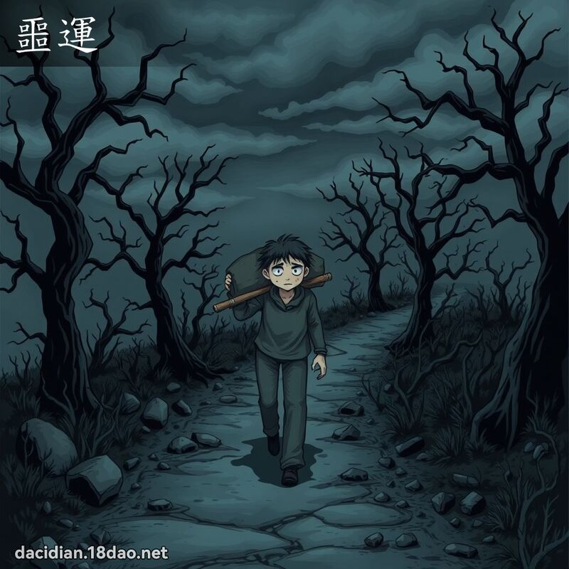 噩运 - 国语大辞典配图