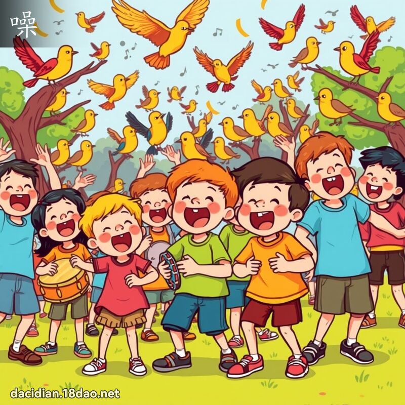 噪 - 國語大辭典配圖