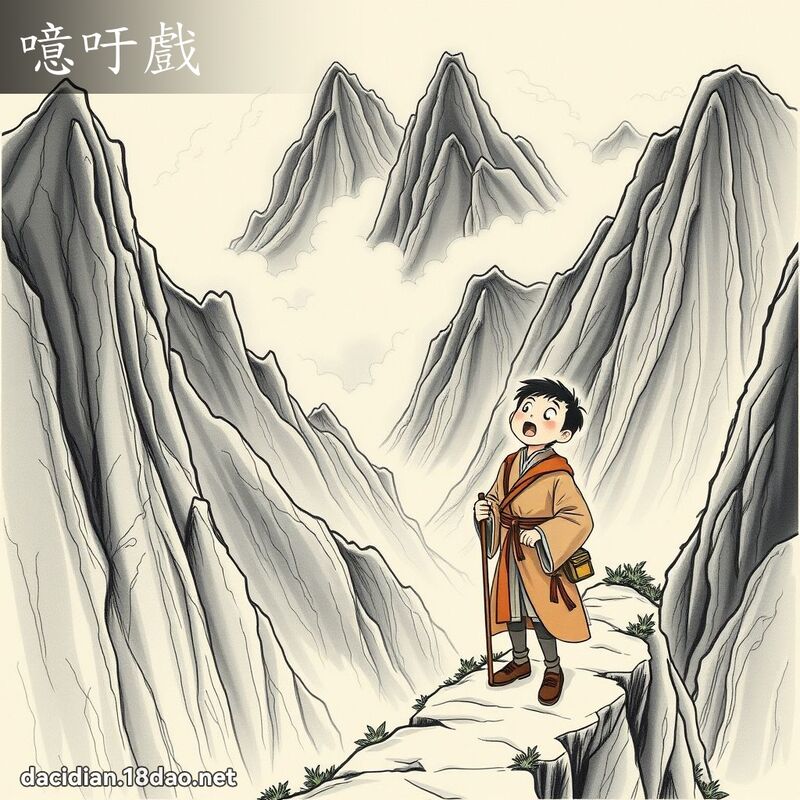 噫吁戏 - 国语大辞典配图