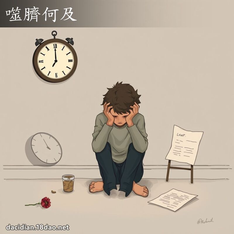 噬臍何及 - 國語大辭典配圖