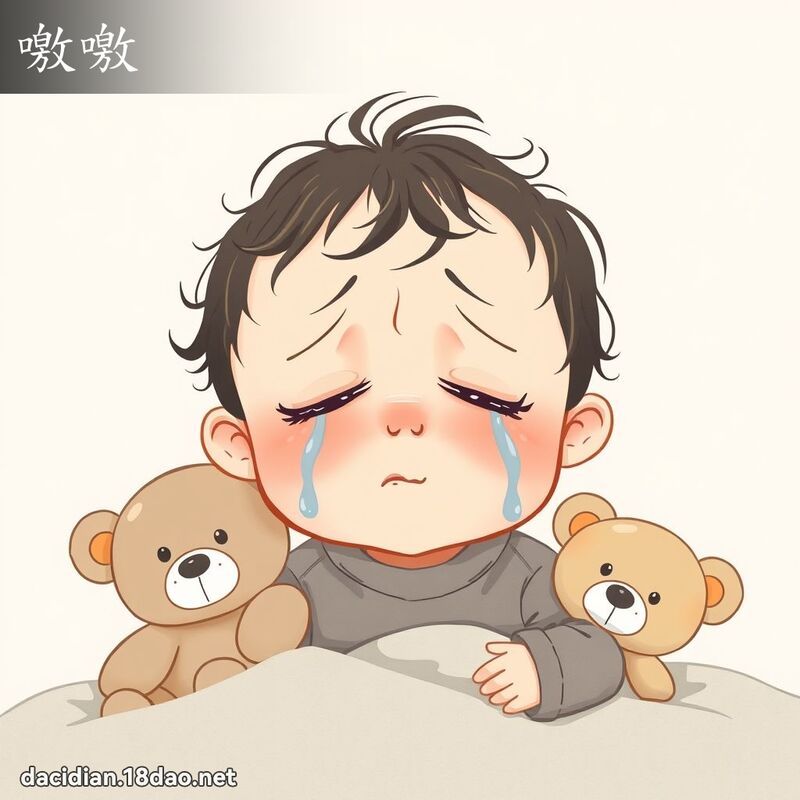 噭噭 - 國語大辭典配圖