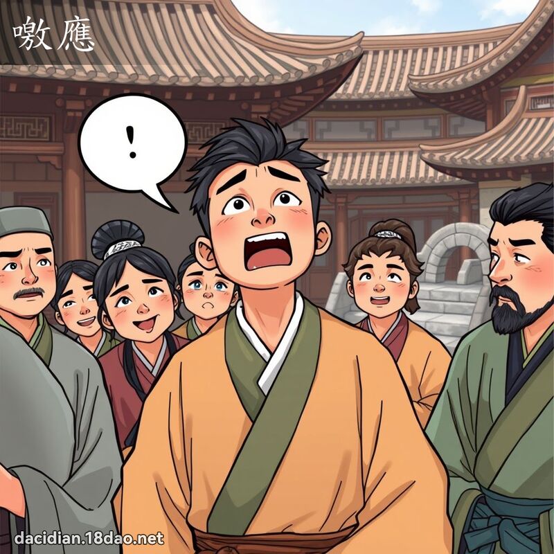 噭應 - 國語大辭典配圖