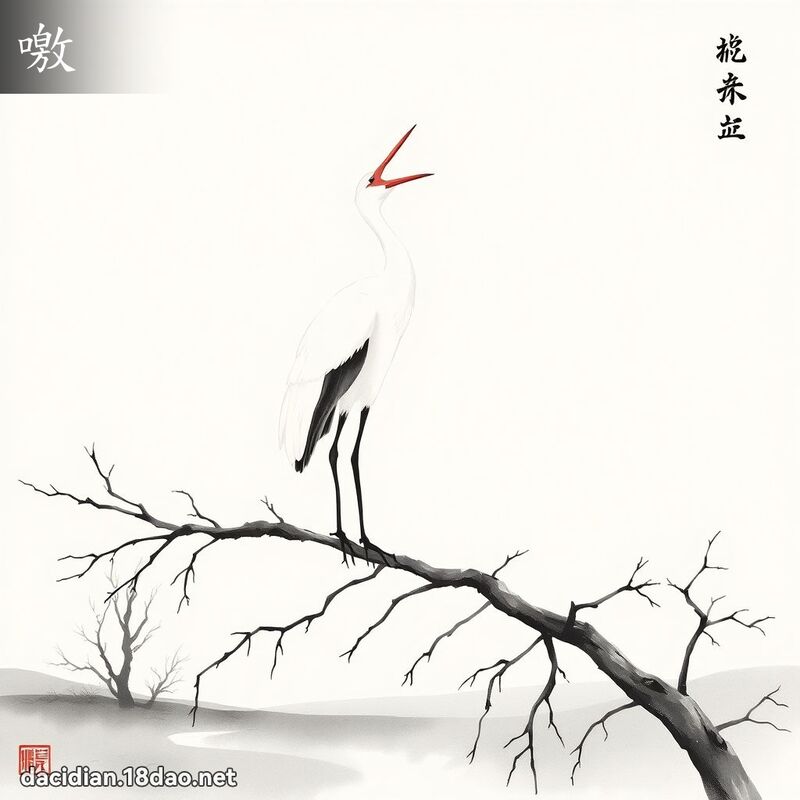 噭 - 国语大辞典配图