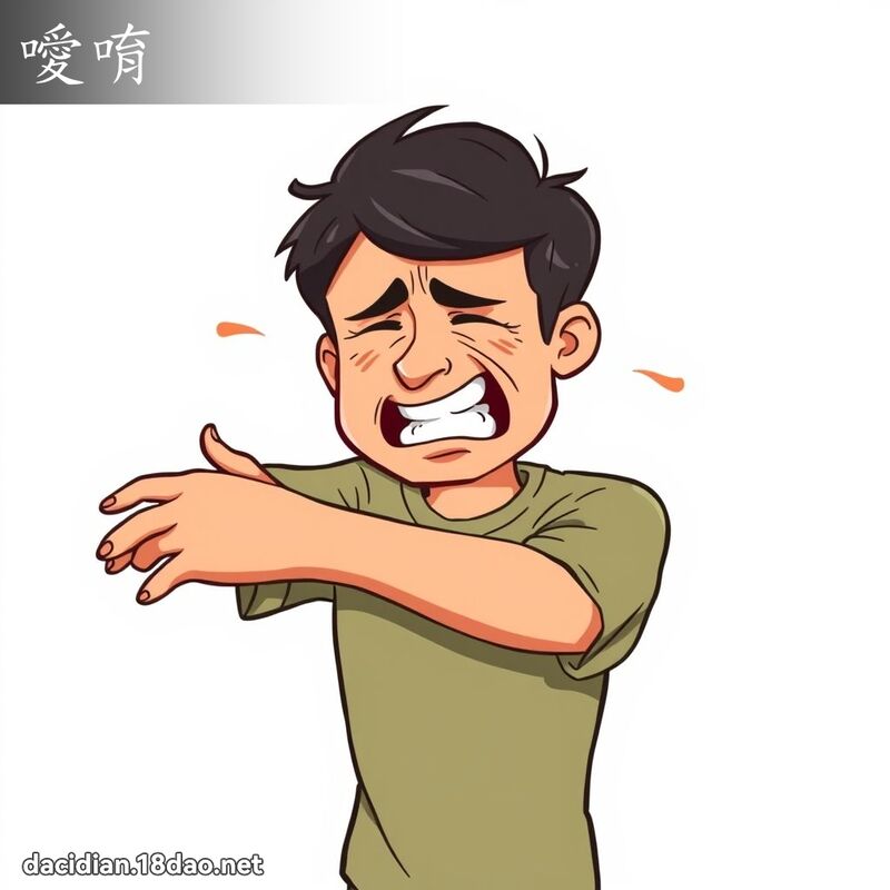 噯唷 - 國語大辭典配圖
