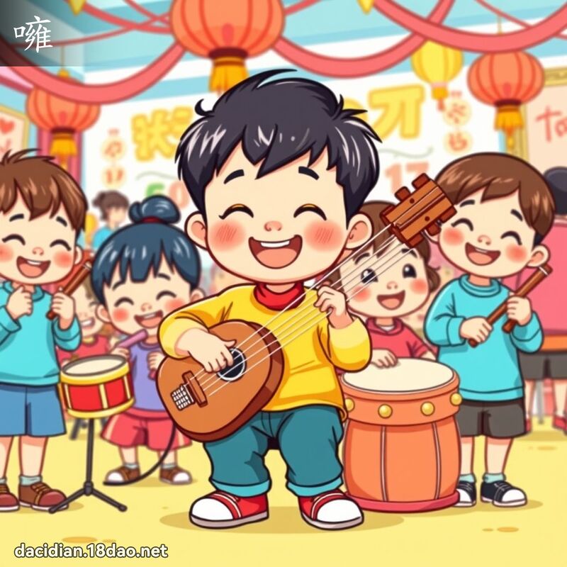噰 - 國語大辭典配圖