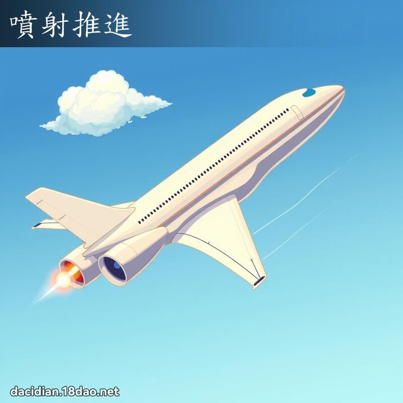 噴射推進 - 國語大辭典配圖