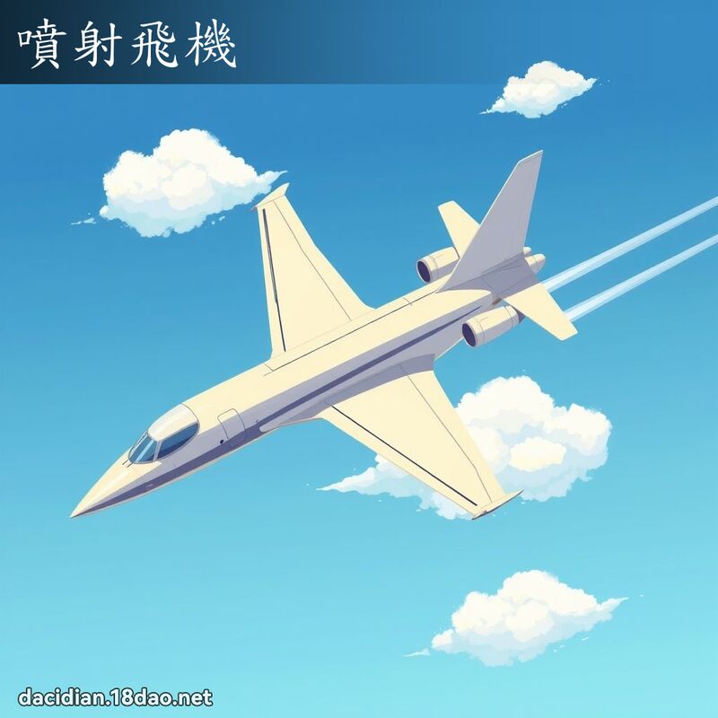 喷射飞机 - 国语大辞典配图