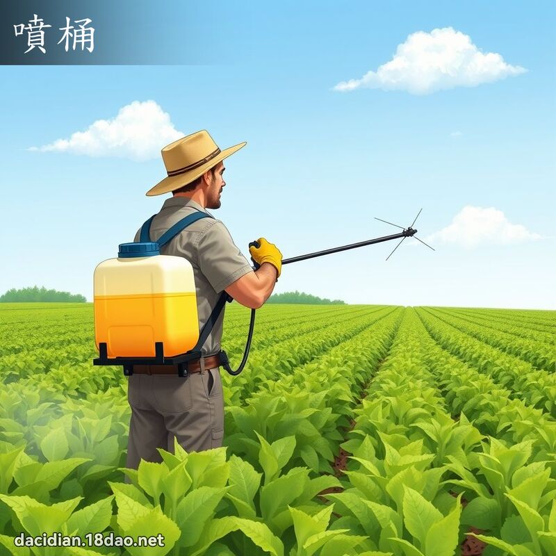 噴桶 - 國語大辭典配圖