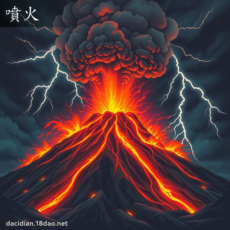 喷火 - 国语大辞典配图