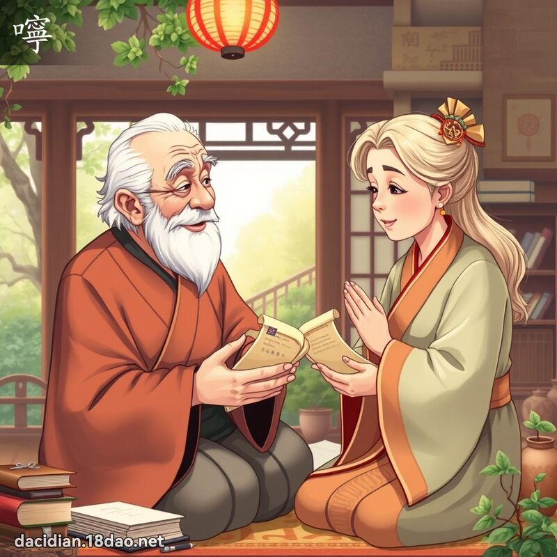 嚀 - 国语大辞典配图