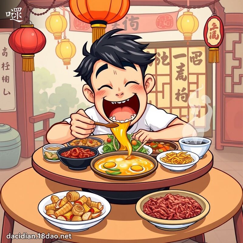 嚃 - 國語大辭典配圖