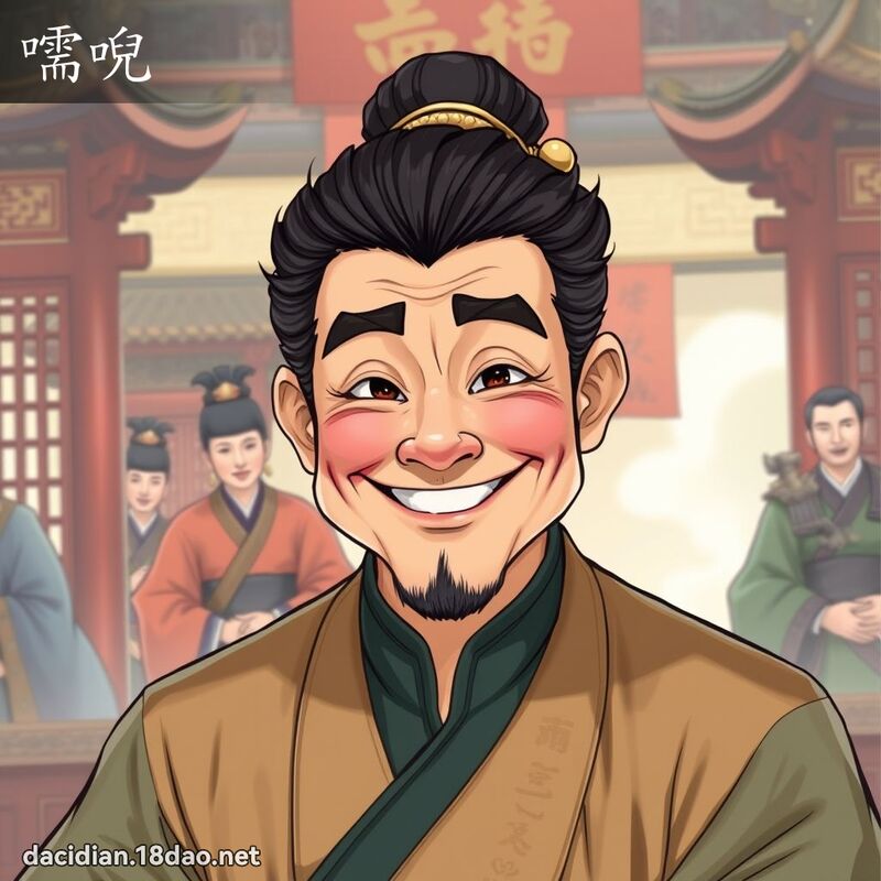 嚅唲 - 国语大辞典配图
