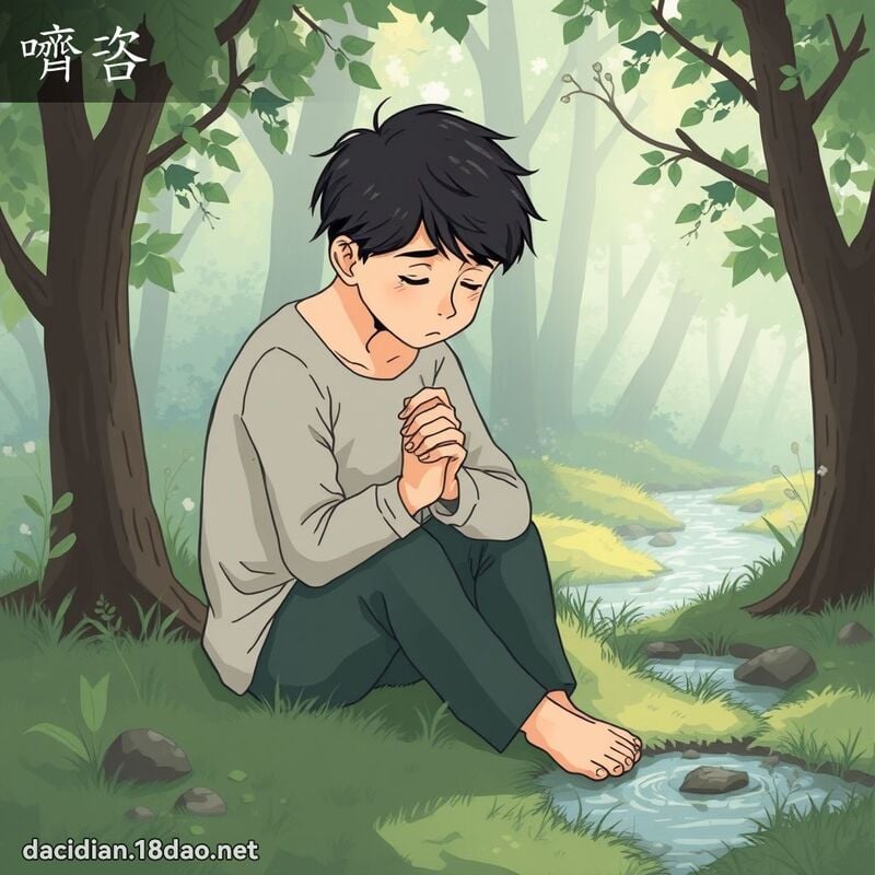 嚌咨 - 国语大辞典配图
