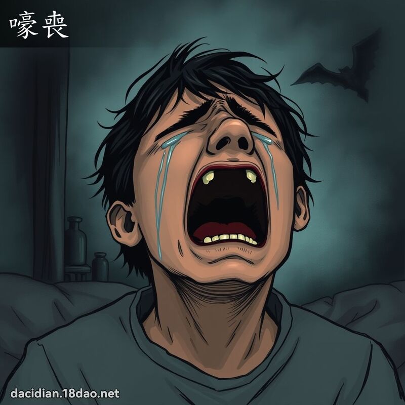 嚎喪 - 國語大辭典配圖
