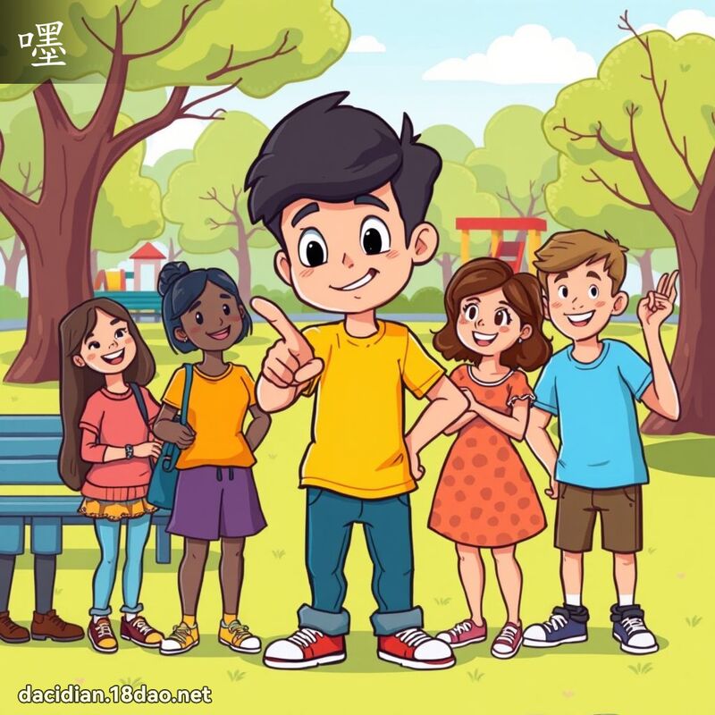 漢字: 嚜 (多音字)