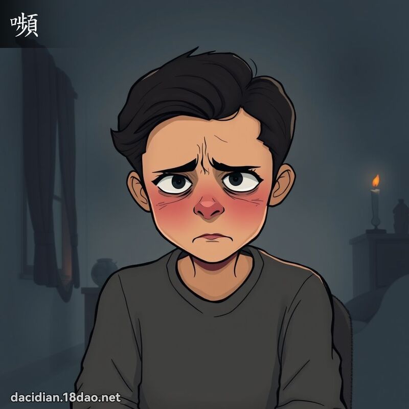嚬 - 国语大辞典配图