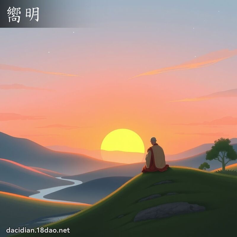 向明 - 国语大辞典配图