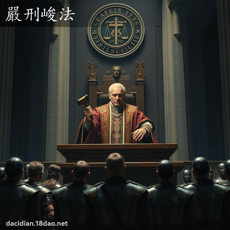 严刑峻法 - 国语大辞典配图