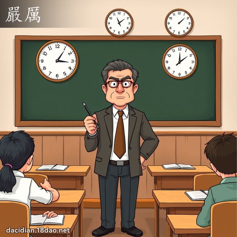 严厉 - 国语大辞典配图