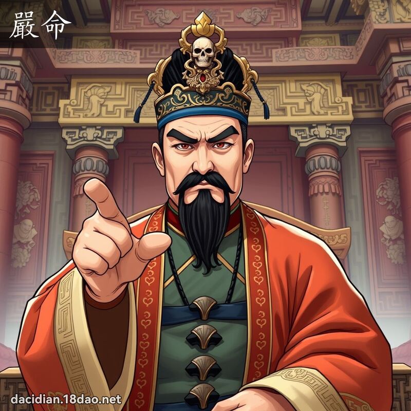嚴命 - 國語大辭典配圖