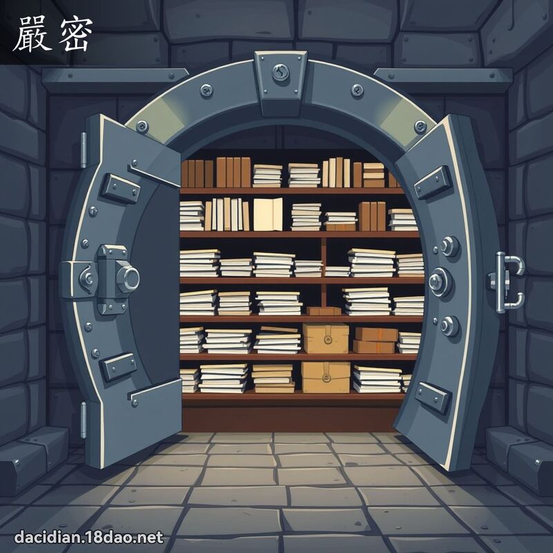 嚴密 - 國語大辭典配圖