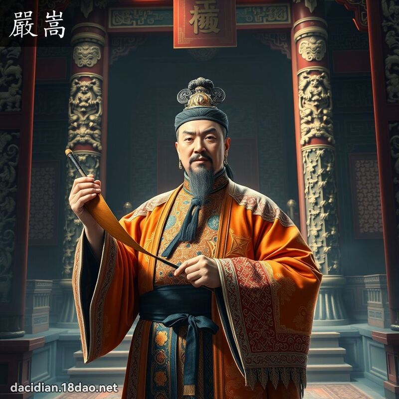 嚴嵩 - 國語大辭典配圖