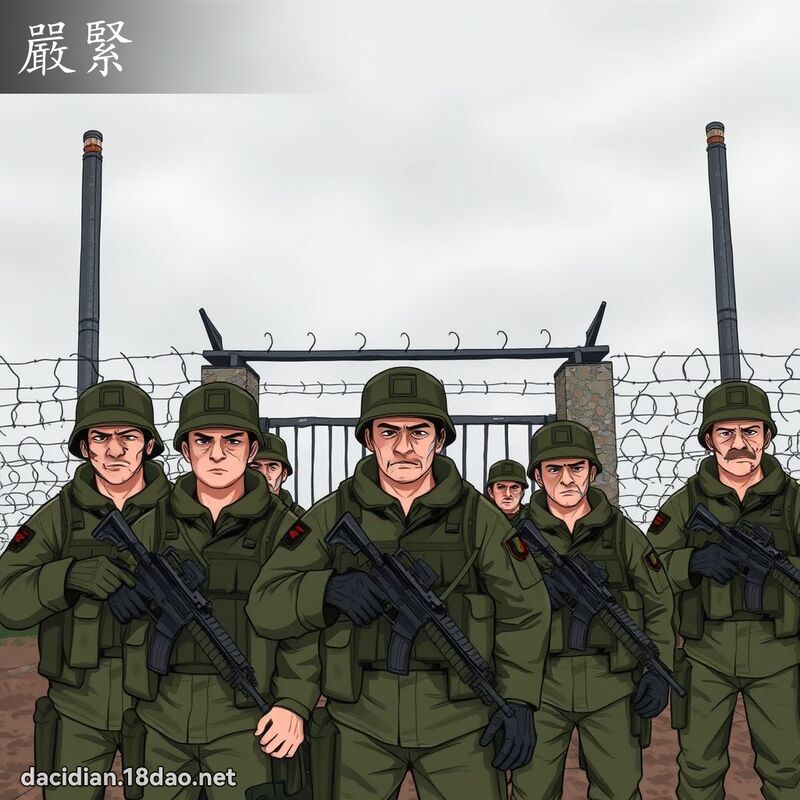 嚴緊 - 國語大辭典配圖