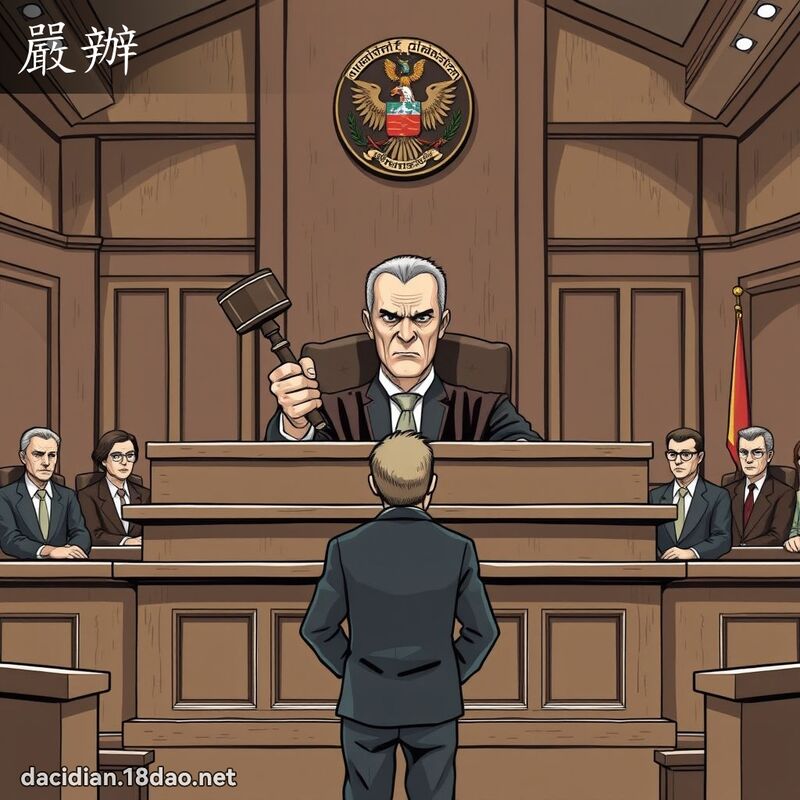 嚴辦 - 國語大辭典配圖