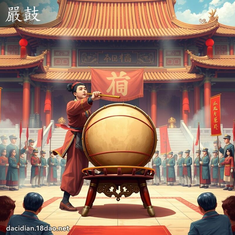 严鼓 - 国语大辞典配图