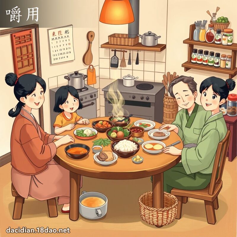 嚼用 - 国语大辞典配图