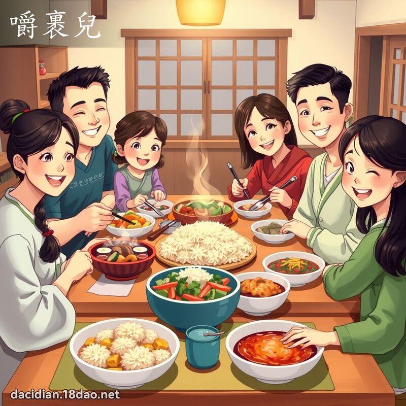 嚼裹儿 - 国语大辞典配图